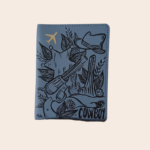 Pochette Papier et Passeport Cowboy