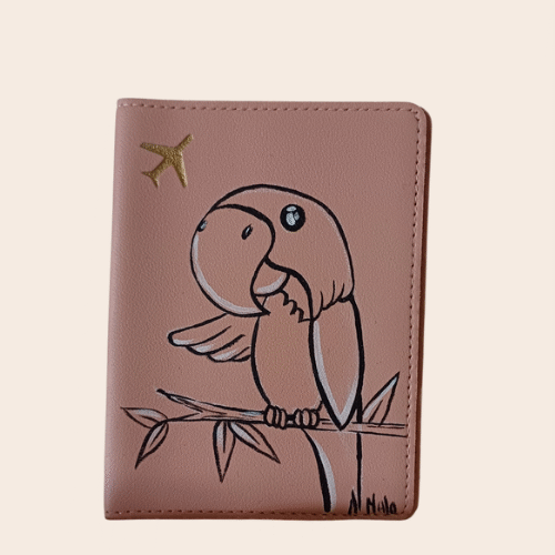 Pochette Papier et Passeport Perroquet