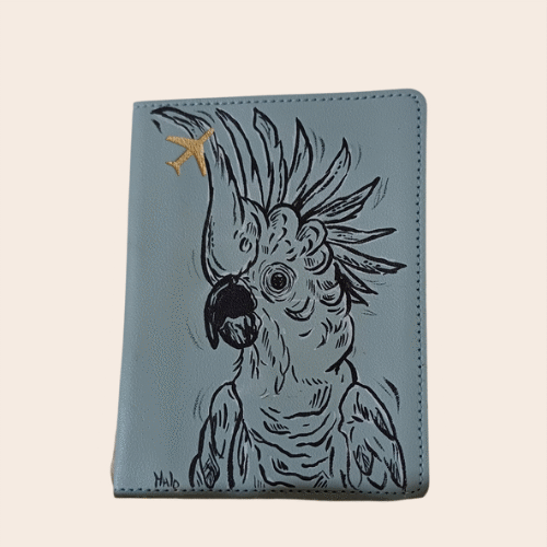 Pochette Papier et Passeport Perroquet