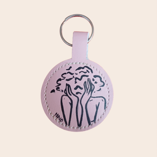 Porte Clé tête dans les Nuages