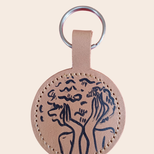 Porte Clé Tête dans les Nuages