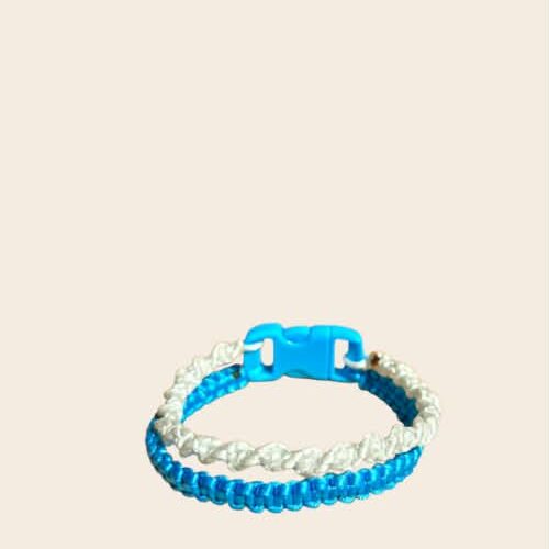 Bracelet en macramé 2 en 1