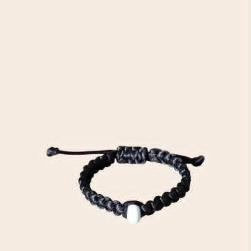 Bracelet en macramé réglable 1 perle